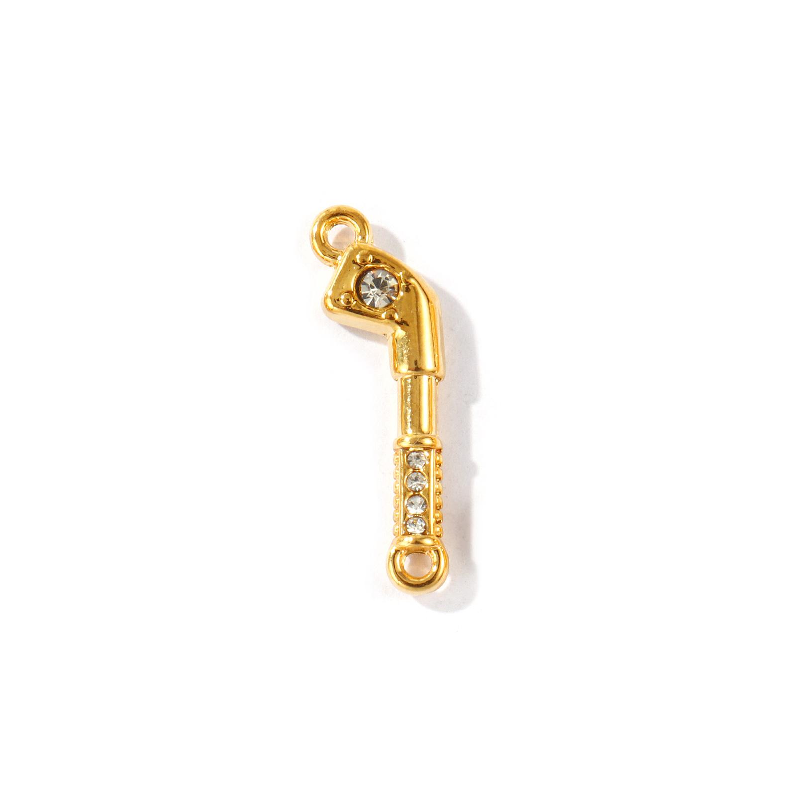 2Pcs Sport Connector Charms Cubic Zirconia Pendants Pickleball Paddle Golf Club 304 Stainless Steel 18k Gold Plated DIY Necklace
2Pcs Sport Connector Charms Cubic Zirconia Pendants Pickleball Paddle Golf Club 304 Stainless Steel 18k Gold Plated DIY Necklace