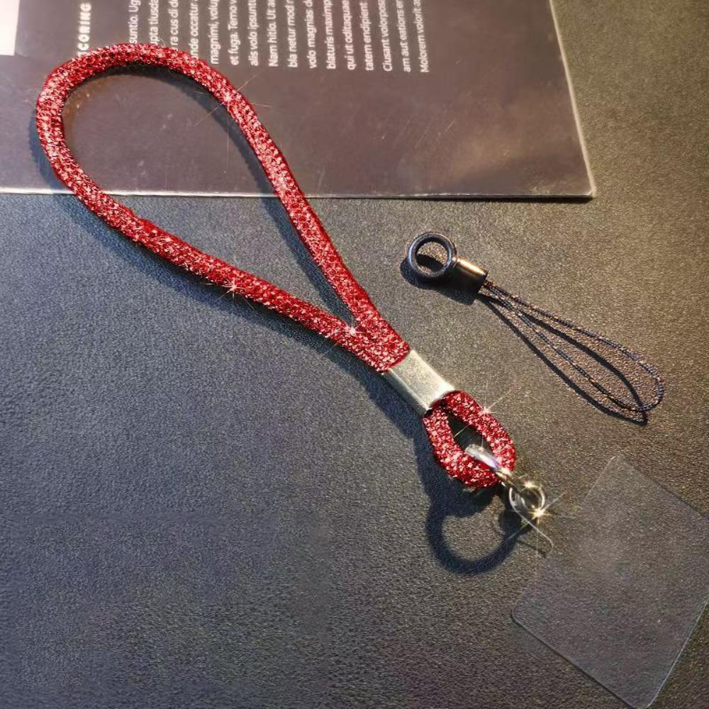Glitter Rhinestone Phone Lanyard Bright Flash Diamond Crystal Keychain Bling Bling Anti-lost Wrist Rope Phone Accessories -
Glitter Rhinestone Phone Lanyard Bright Flash Diamond Crystal Keychain Bling Bling Anti-lost Wrist Rope Phone Accessories -
