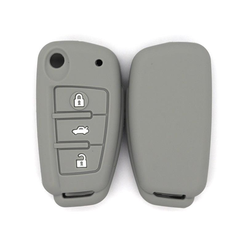 Car key silicone cover is suitable for Chery Tiggo 3 Arrizo 5GT Tiggo 8 Discovery 06 foldable three-button anti-fall сірий
Car key silicone cover is suitable for Chery Tiggo 3 Arrizo 5GT Tiggo 8 Discovery 06 foldable three-button anti-fall сірий