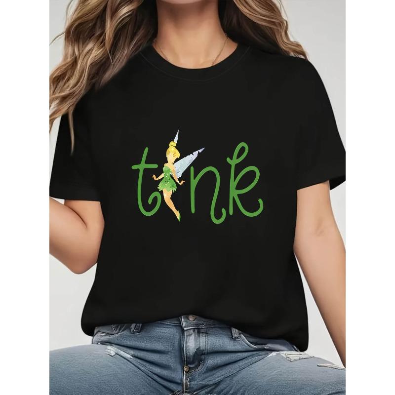 Women s Tinker Graphic T-Shirt Casual Round Neck Short Sleeve Tee Playful Cartoon Design Comfortable Summer Top 4XL чорний
Women s Tinker Graphic T-Shirt Casual Round Neck Short Sleeve Tee Playful Cartoon Design Comfortable Summer Top 4XL чорний