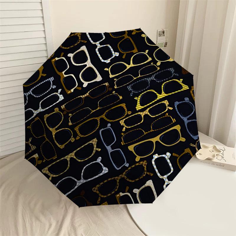 1PC Sunglasses Pattern Umbrella-9-Rib Reinforced, Automatic Open, Lightweight & Durable, Cute Fashion Accessory for Outdoor-P0731
1PC Sunglasses Pattern Umbrella-9-Rib Reinforced, Automatic Open, Lightweight & Durable, Cute Fashion Accessory for Outdoor-P0731