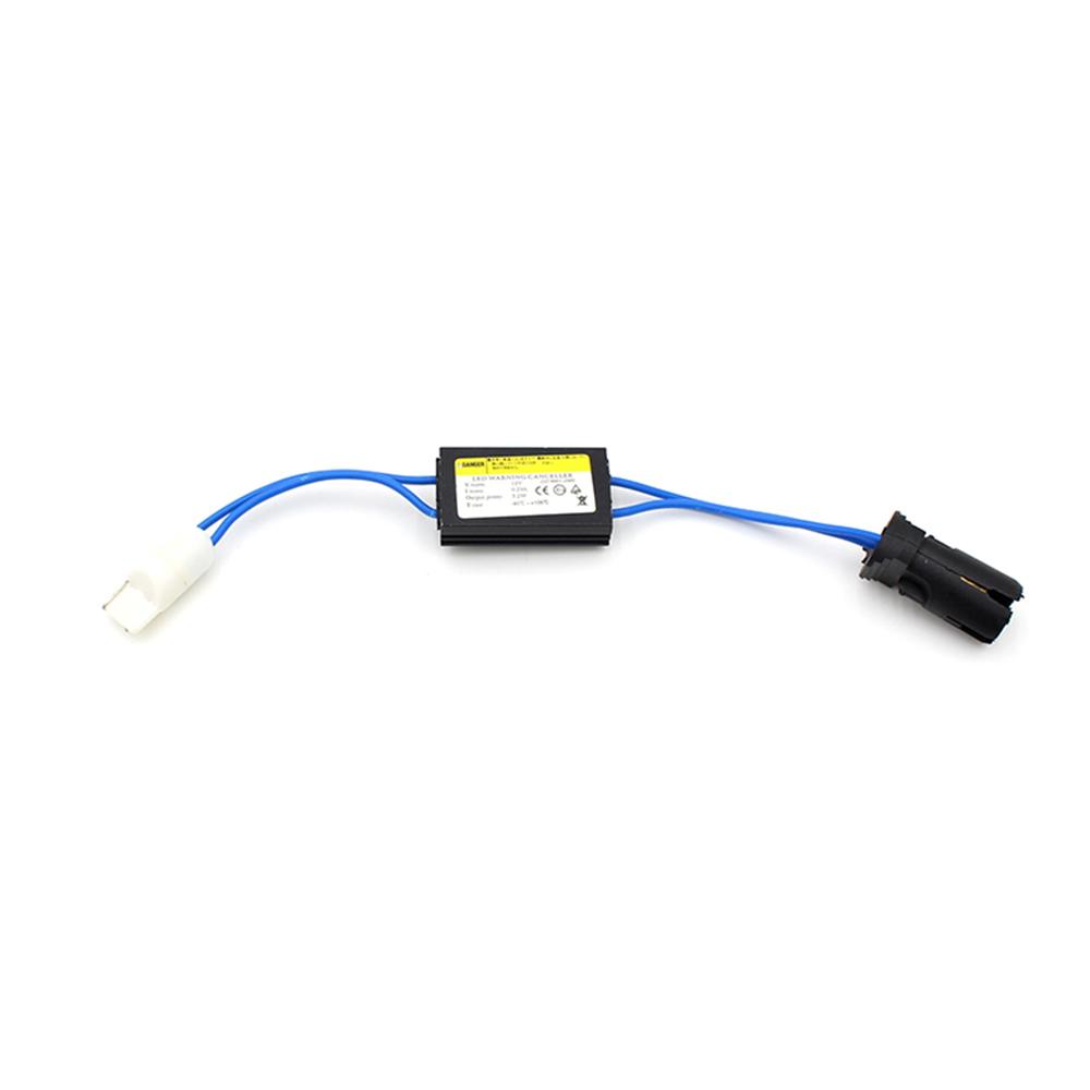 1pcs LED Warning Canceller Decoder 12V T10 Cable for 501 T 10 W5W 192 168 Car LED Lights Error Load Resistor
1pcs LED Warning Canceller Decoder 12V T10 Cable for 501 T 10 W5W 192 168 Car LED Lights Error Load Resistor