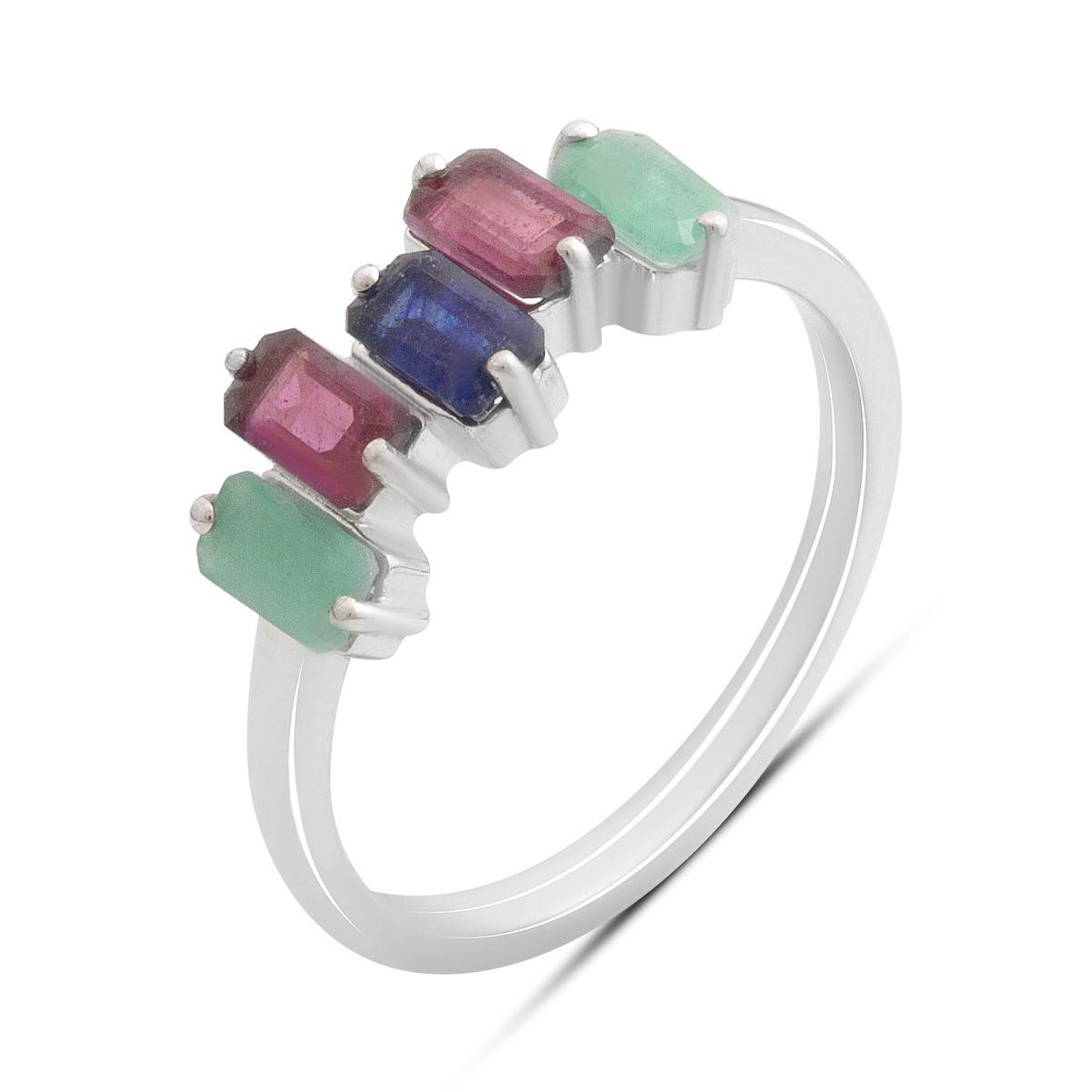 Серебряное кольцо с натуральным сапфиром 1.792ct, рубином, изумрудом, вес изделия 2,79 гр (2191094) 18.5
Серебряное кольцо с натуральным сапфиром 1.792ct, рубином, изумрудом, вес изделия 2,79 гр (2191094) 18.5