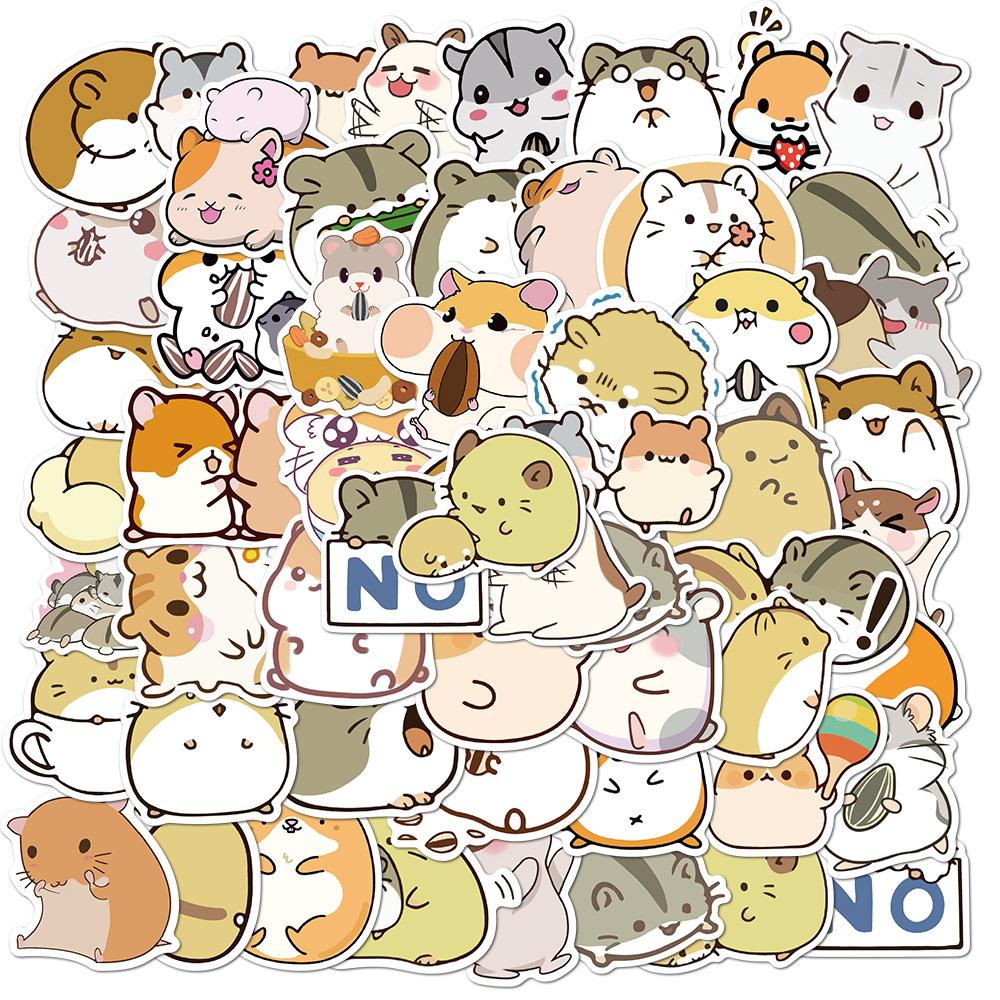 50 Cute Cartoon Animal Hamster Doodle Stickers Suitcase Computer Waterproof Stickers
50 Cute Cartoon Animal Hamster Doodle Stickers Suitcase Computer Waterproof Stickers