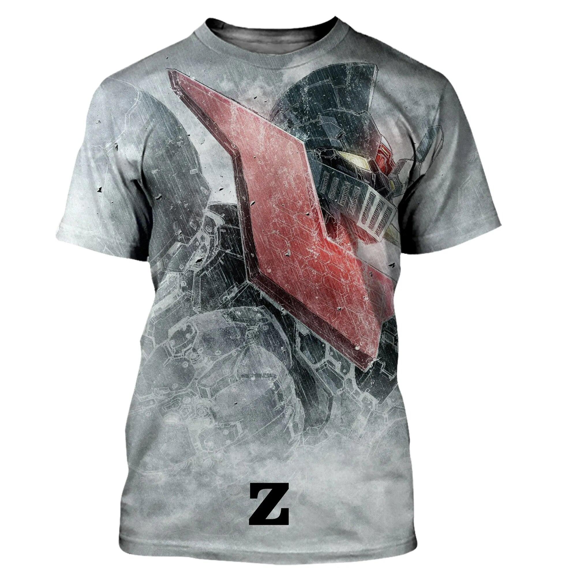 Японское аниме Mazinger Z с 3D принтом, летняя мужская футболка с круглым вырезом, повседневный пуловер большого размера с короткими рукавами, трендовые футболки, мужская одежда
Японское аниме Mazinger Z с 3D принтом, летняя мужская футболка с круглым вырезом, повседневный пуловер большого размера с короткими рукавами, трендовые футболки, мужская одежда