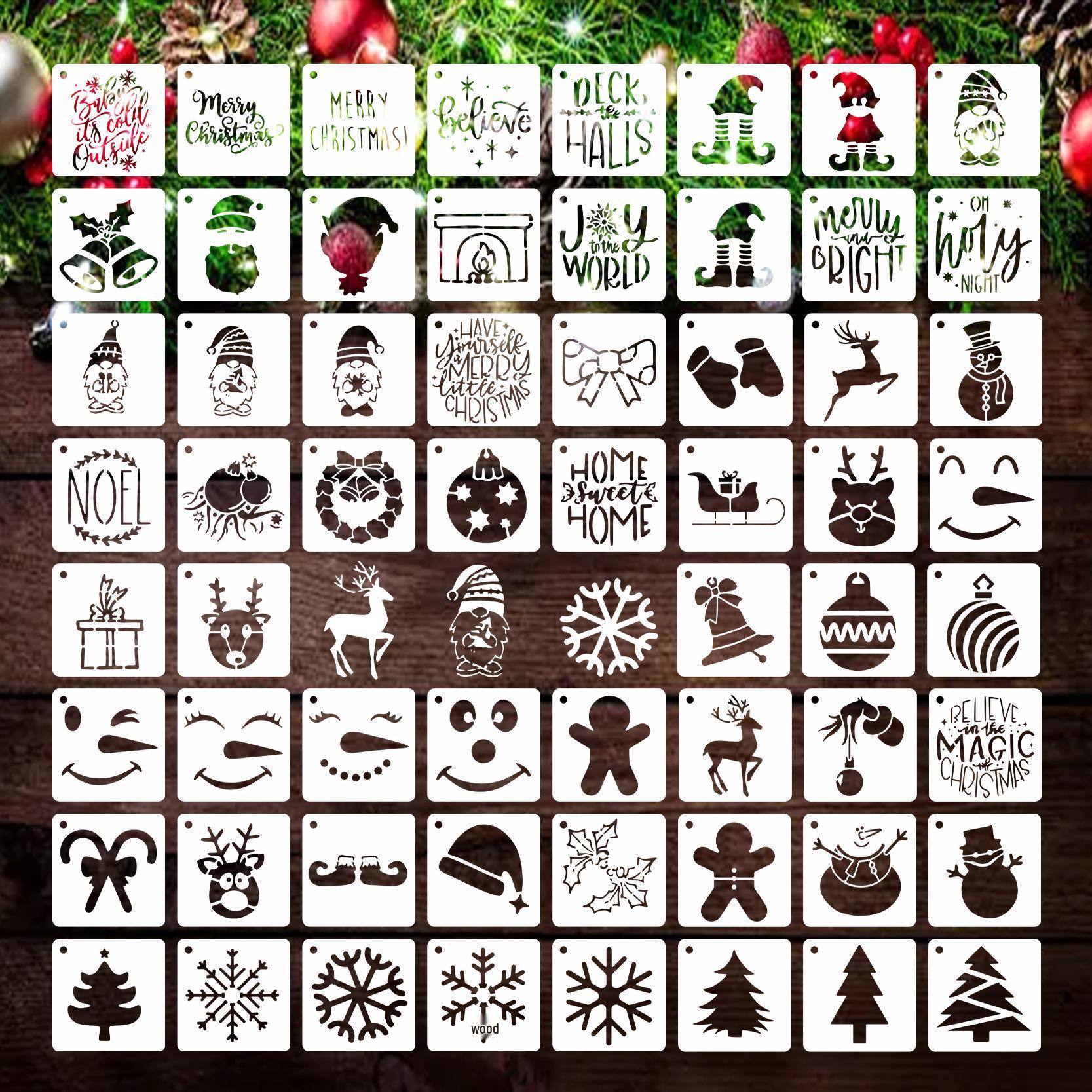 Christmas Festival Spray Paint Template - DIY Creative Wall Decoration Supplies
Christmas Festival Spray Paint Template - DIY Creative Wall Decoration Supplies