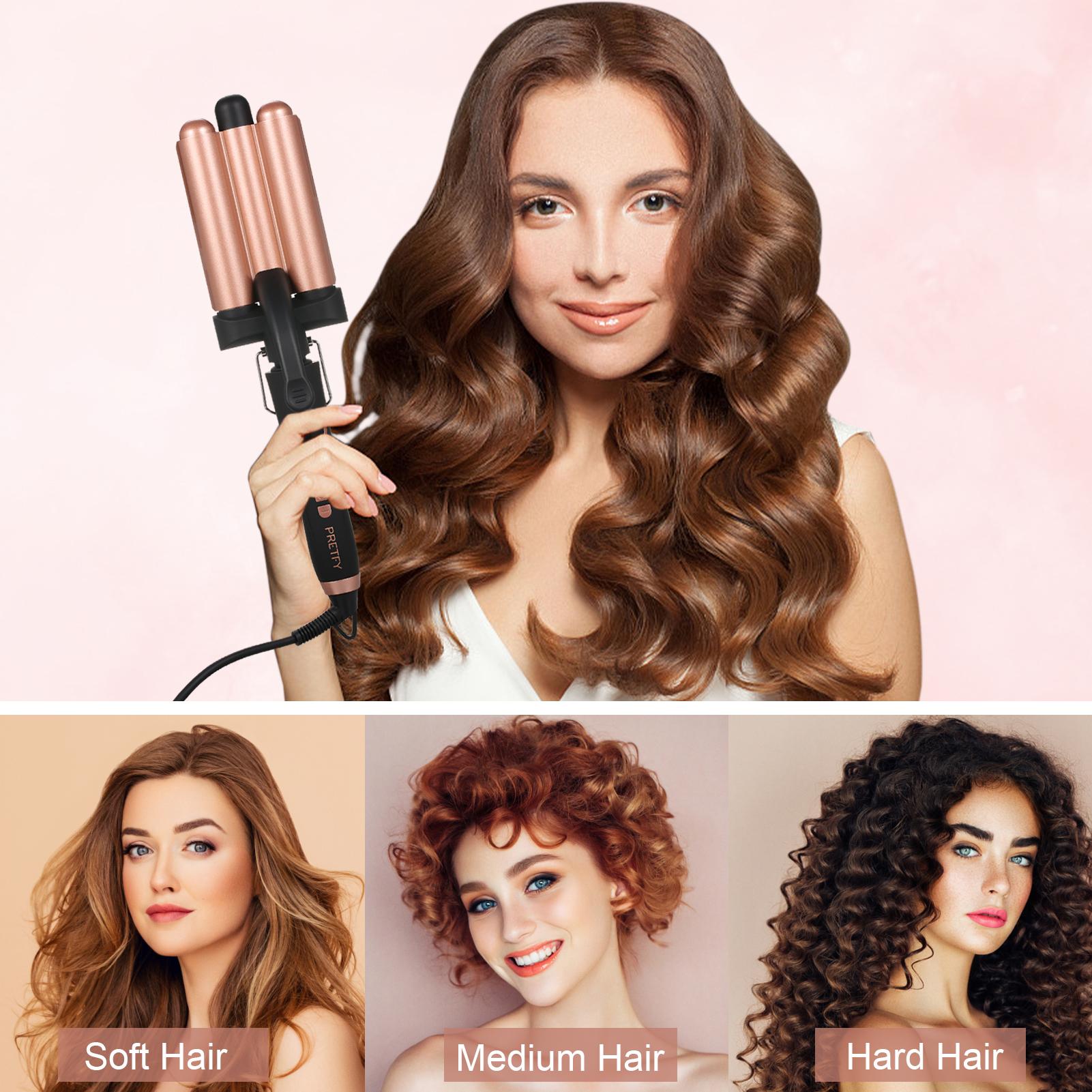 Щипцы для завивки волос Pretfy, 3 ствола, 25 мм, щипцы для завивки волос, яичный рулет, щипцы для завивки волос, температура
Щипцы для завивки волос Pretfy, 3 ствола, 25 мм, щипцы для завивки волос, яичный рулет, щипцы для завивки волос, температура