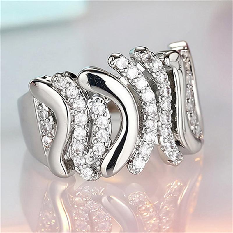 925 Sterling Silver Cubic Zirconia Geometry Ring for Women Fashion Sparkling Banquet Party Jewelry Accessories 6
925 Sterling Silver Cubic Zirconia Geometry Ring for Women Fashion Sparkling Banquet Party Jewelry Accessories 6