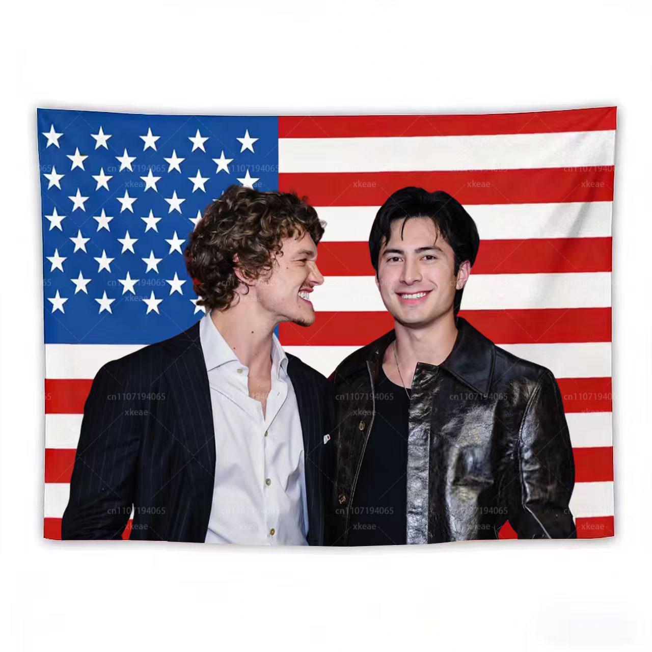 The Bear Jeremy Allen White Matty Matheson Tapestry Pink American Flag Wall Hanging TV Show Fan Decor for Bedroom Living Room 74x94cm(29x37in)
The Bear Jeremy Allen White Matty Matheson Tapestry Pink American Flag Wall Hanging TV Show Fan Decor for Bedroom Living Room 74x94cm(29x37in)
