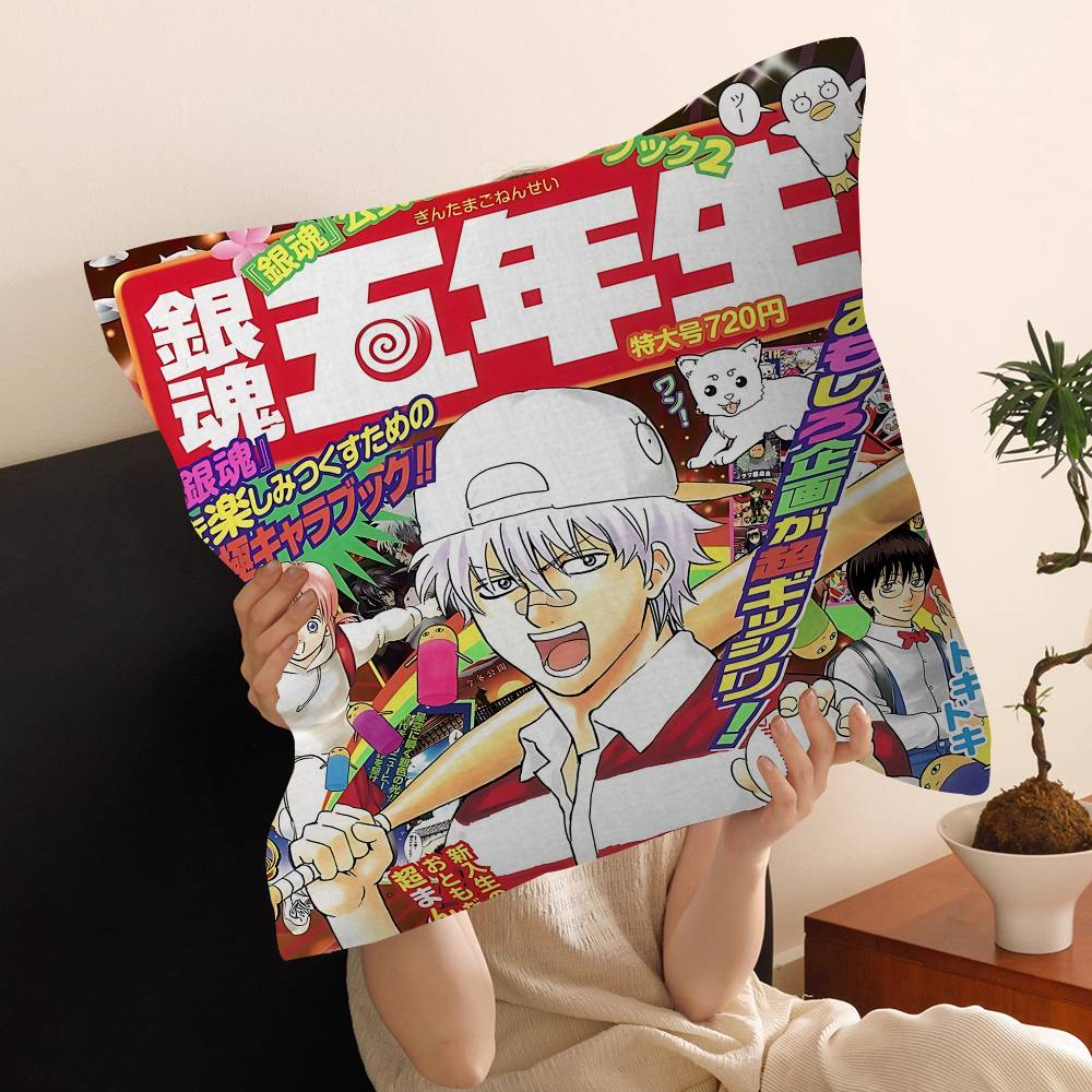 GINTAMA Anime Cushion Cover Polyester Sofa Cushions Decorative Throw Pillows Home Decoration Pillowcover 30x30 cm
GINTAMA Anime Cushion Cover Polyester Sofa Cushions Decorative Throw Pillows Home Decoration Pillowcover 30x30 cm