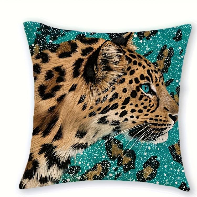 1/4pcs Wild Leopard Print Throw Pillow Covers Teal Brown Safari Animal Decorative Pillowcases for Home Sofa Couch Cushion cover 45x45cm-1pcs
1/4pcs Wild Leopard Print Throw Pillow Covers Teal Brown Safari Animal Decorative Pillowcases for Home Sofa Couch Cushion cover 45x45cm-1pcs