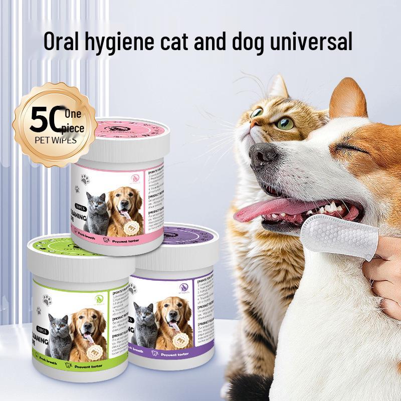 Pet Dental Wipes: Deodorizing, Tartar Removal, Fresh Breath, Disposable Oral Finger Brush 50 pieces фіолетовий
Pet Dental Wipes: Deodorizing, Tartar Removal, Fresh Breath, Disposable Oral Finger Brush 50 pieces фіолетовий