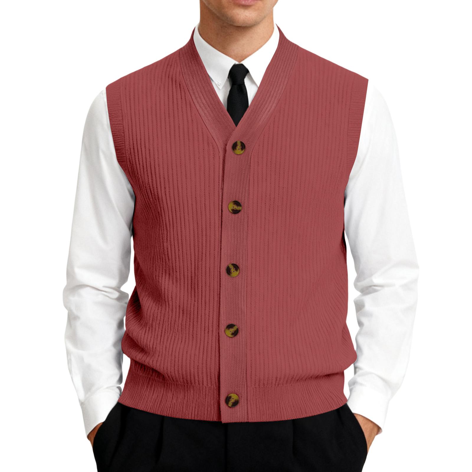 Classic Knitted mens sweater vest with Button Down Front V Neck Design Suitable for Various Occasions sweater vest men and men s sweater vests XXXXXL киноварь
Classic Knitted mens sweater vest with Button Down Front V Neck Design Suitable for Various Occasions sweater vest men and men s sweater vests XXXXXL киноварь