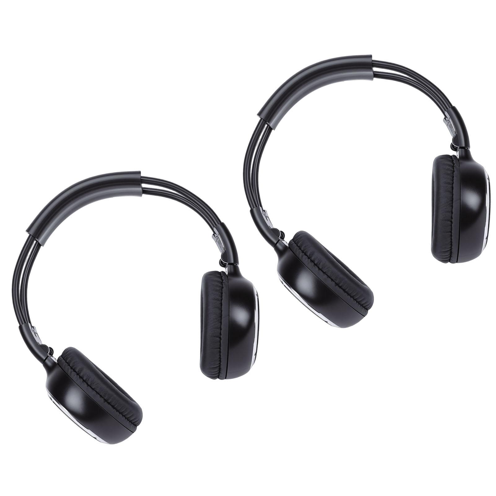 2 Pack Wireless Car Headphone 2 Channel IR Wireless Headphones for Vehicle Universal Rear Entertainment System
2 Pack Wireless Car Headphone 2 Channel IR Wireless Headphones for Vehicle Universal Rear Entertainment System