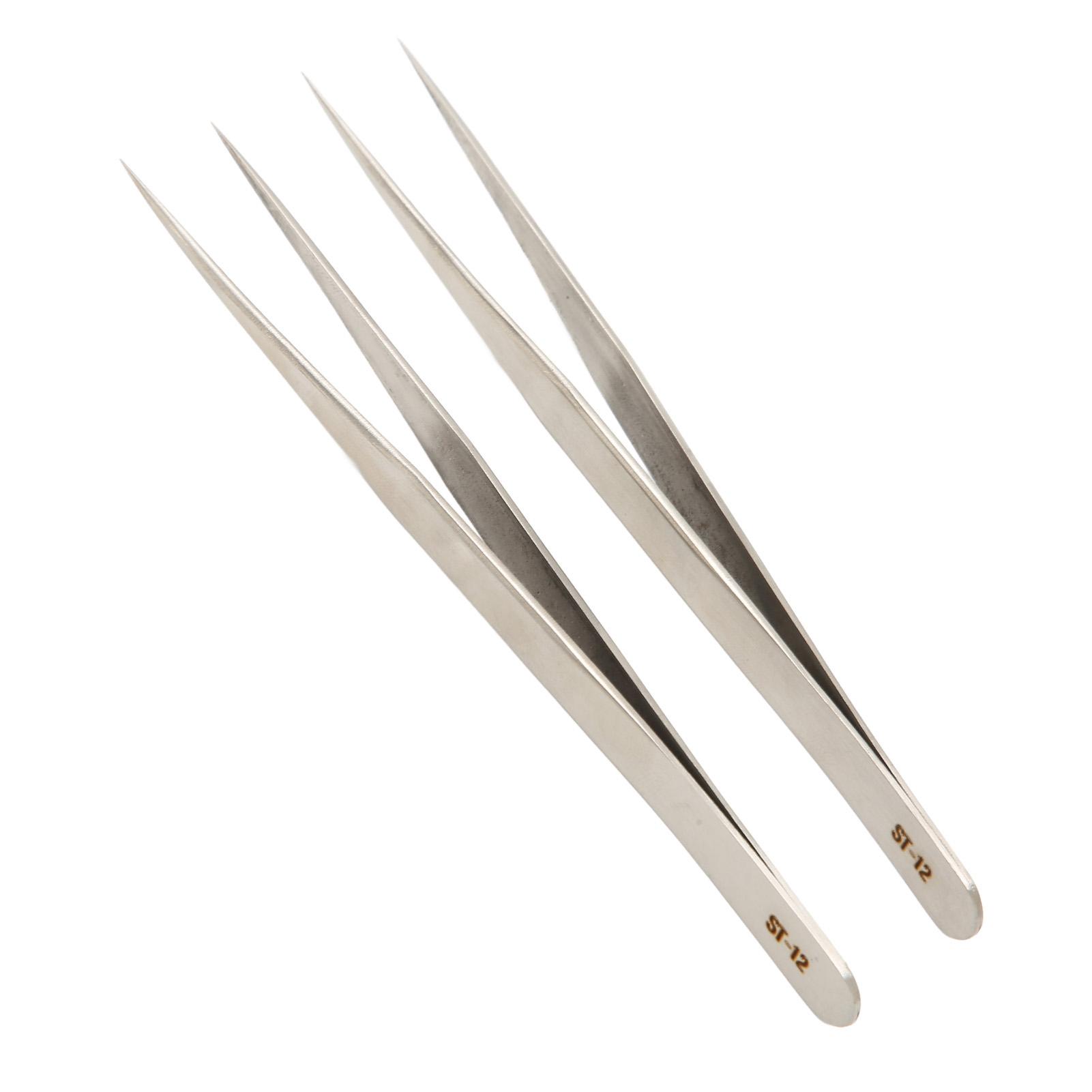2 Pcs Tweezers Portable Professional Accurate Anti Rust Stainless Steel Tweezers Tool for Hearing Aid Fitting
2 Pcs Tweezers Portable Professional Accurate Anti Rust Stainless Steel Tweezers Tool for Hearing Aid Fitting