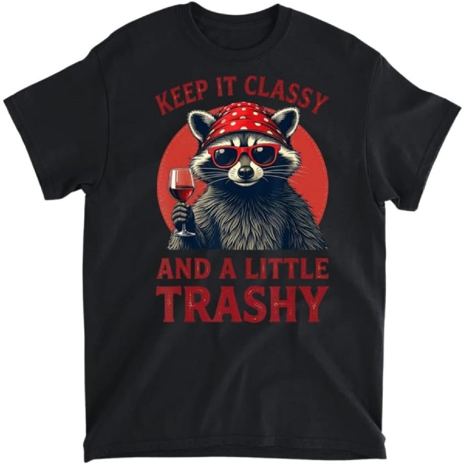 Keep It Classy and A Little Trashy - Funny Raccoon Wine T-Shirt, Tank Top, Long Sleeve Shirt, Sweatshirt, Hoodie Men Women Kids Made in Canada XXXXXL різнокольоровий
Keep It Classy and A Little Trashy - Funny Raccoon Wine T-Shirt, Tank Top, Long Sleeve Shirt, Sweatshirt, Hoodie Men Women Kids Made in Canada XXXXXL різнокольоровий