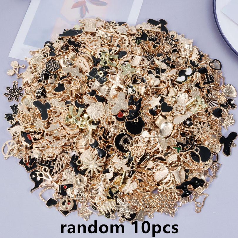 New Random Mix Dark Black Enamel Charms 30/60/100pcs Metal Pendant Jewelry Making Supplies Handmade Bracelets Keychain Materials
New Random Mix Dark Black Enamel Charms 30/60/100pcs Metal Pendant Jewelry Making Supplies Handmade Bracelets Keychain Materials
