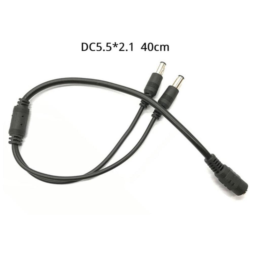 Cord DC Power Splitter Connector One Drag Two Power Supply Line Supply Adapter Extension Cable 1 Female to 2 male(long)
Cord DC Power Splitter Connector One Drag Two Power Supply Line Supply Adapter Extension Cable 1 Female to 2 male(long)
