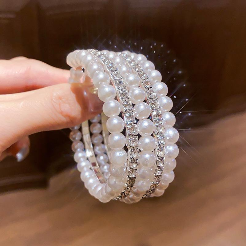 European-American Inlaid Diamond Pearl Open Bangle - Exaggerated Niche Design, Light Luxury High-End Bracelet
European-American Inlaid Diamond Pearl Open Bangle - Exaggerated Niche Design, Light Luxury High-End Bracelet