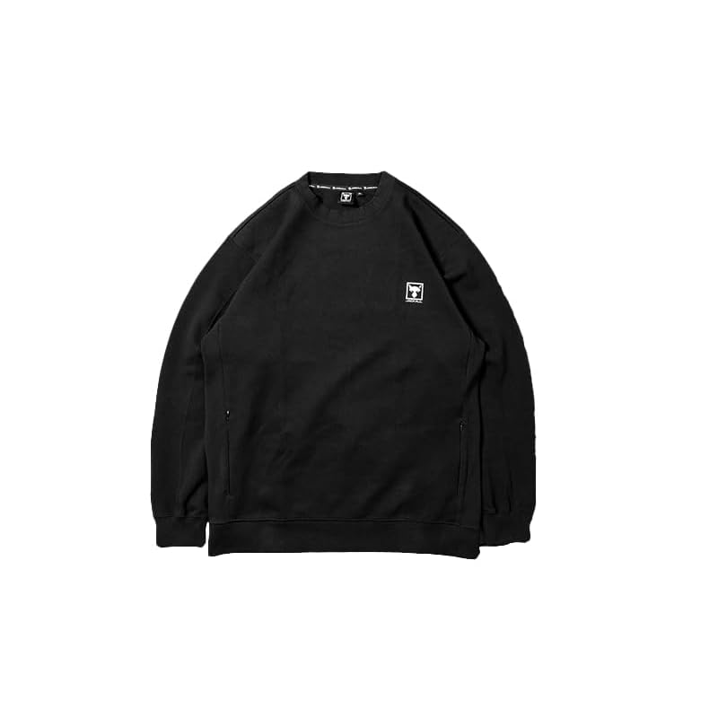 JACKALL side rib crew neck sweatshirt (SIDE RIBBED CREW NECK SWEAT) black S size 
JACKALL side rib crew neck sweatshirt (SIDE RIBBED CREW NECK SWEAT) black S size
