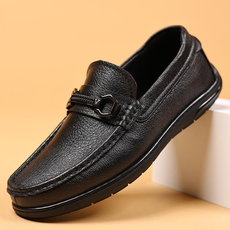 2025 summer first layer sheepskin men s beanie shoes genuine leather men s casual leather shoes loafers men s shoes single shoes shoes 44 чёрный
2025 summer first layer sheepskin men s beanie shoes genuine leather men s casual leather shoes loafers men s shoes single shoes shoes 44 чёрный