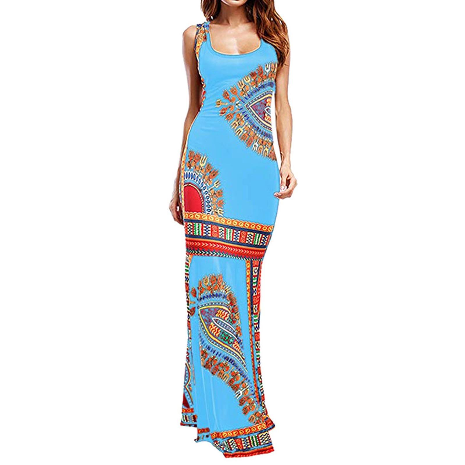 Женское длинное вечернее коктейльное платье без рукавов с цветочным принтом в стиле бохо-дашики XXL синий
Женское длинное вечернее коктейльное платье без рукавов с цветочным принтом в стиле бохо-дашики XXL синий