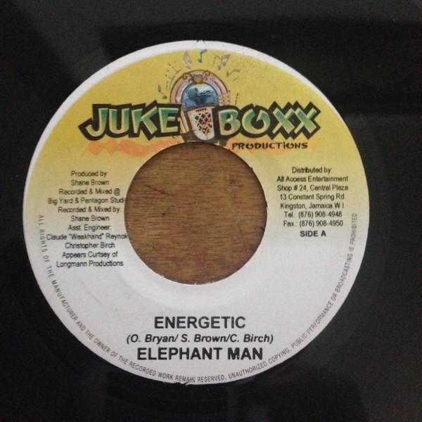 7inch Record ELEPHANT MAN - Energetic NONE Juke Boxx Produ 2005 Jamaica Reggae, Ska & Dub Used
7inch Record ELEPHANT MAN - Energetic NONE Juke Boxx Produ 2005 Jamaica Reggae, Ska & Dub Used
