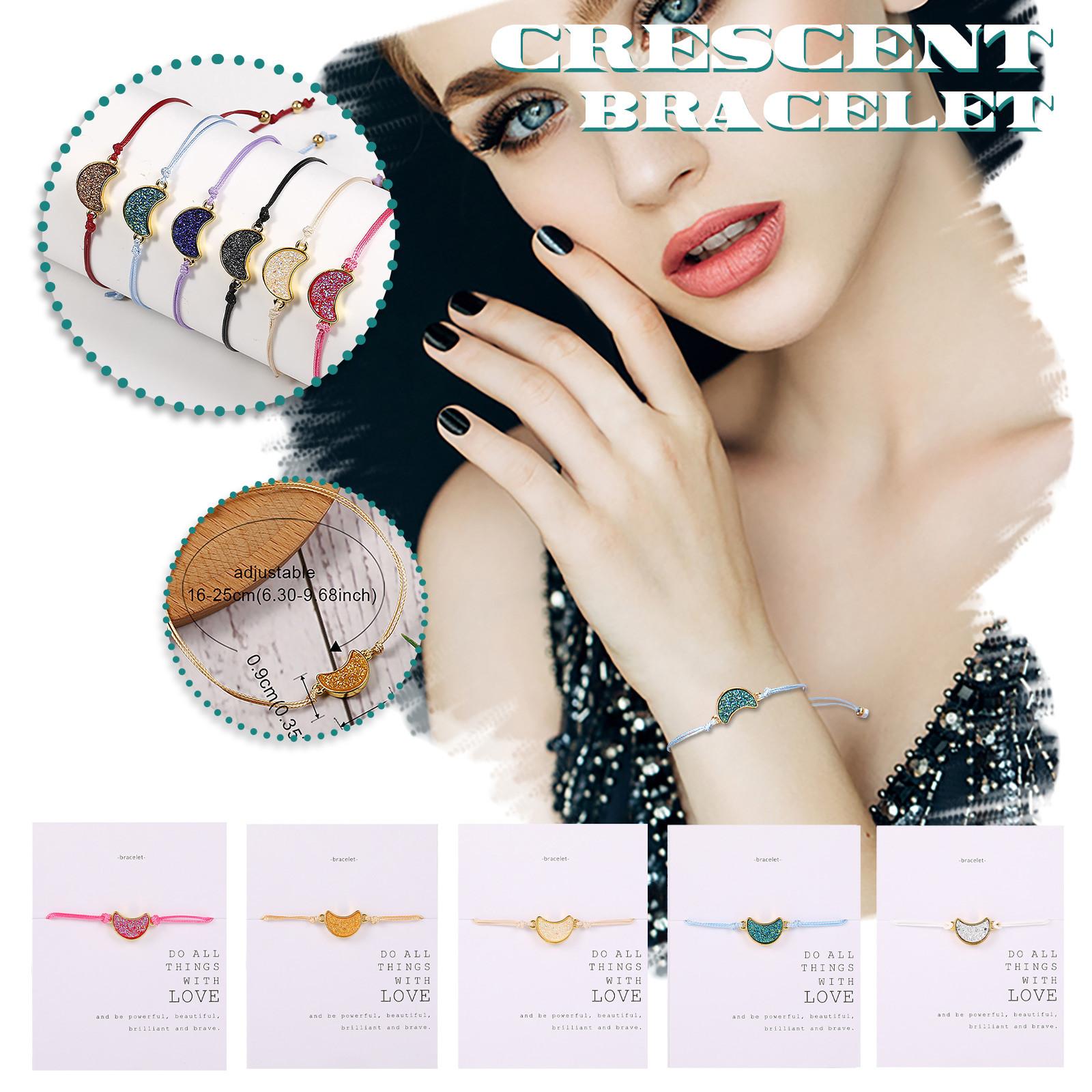 Персонализированный творческий браслет из восковой веревки, сотканный вручную цветной браслет из лунной смолы 
Персонализированный творческий браслет из восковой веревки, сотканный вручную цветной браслет из лунной смолы