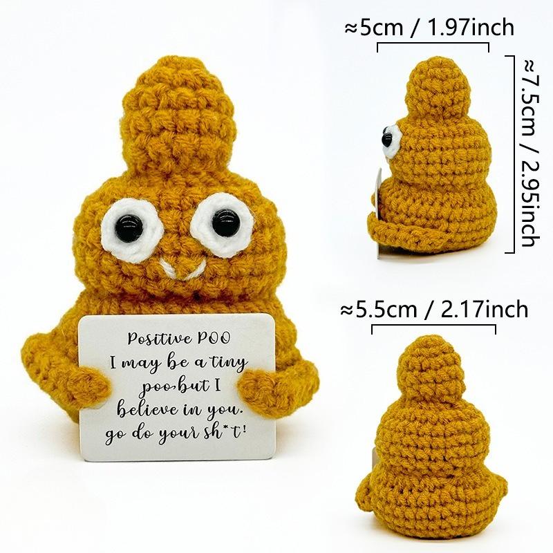 Hand Knitted Yellow Poop Earth Plush Doll Cute Funny Soft Stuffed Toy Creative Design Home Decoration Kids Adults Gift Idea
Hand Knitted Yellow Poop Earth Plush Doll Cute Funny Soft Stuffed Toy Creative Design Home Decoration Kids Adults Gift Idea