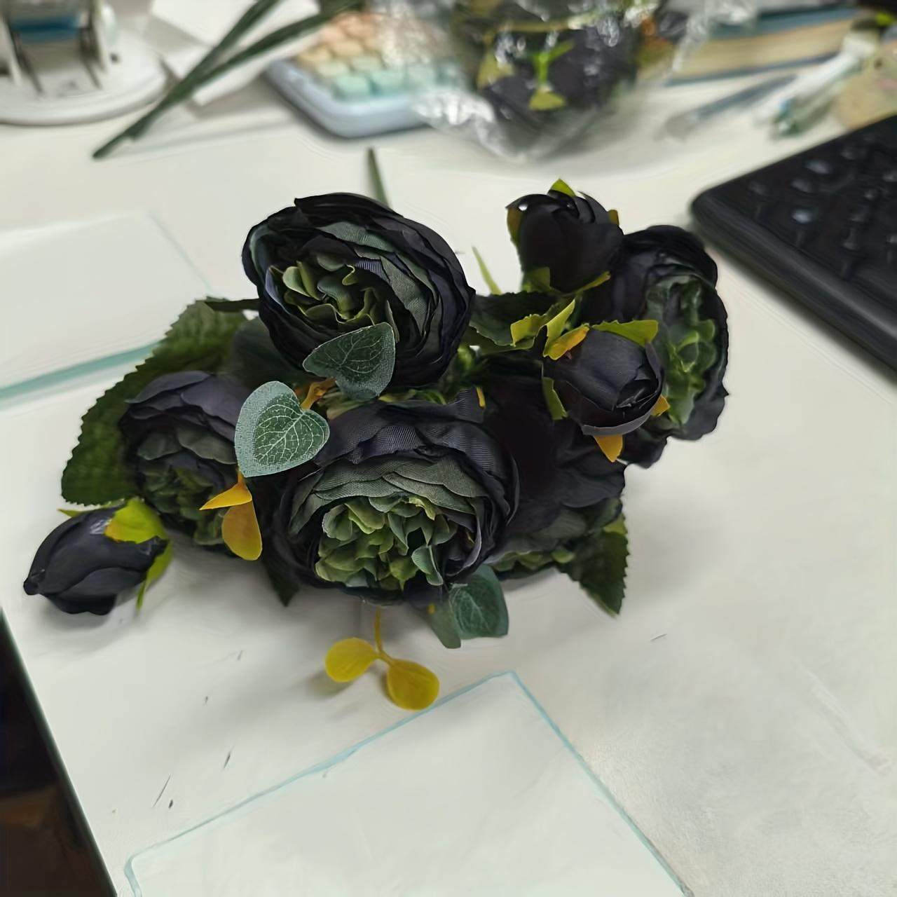 Outdoor Artificial Peony Flower, UV Resistant with a Realistic Touch, Suitable for Indoor Home And Outdoor Garden Windowsill Decoration During Spring, чёрный
Outdoor Artificial Peony Flower, UV Resistant with a Realistic Touch, Suitable for Indoor Home And Outdoor Garden Windowsill Decoration During Spring, чёрный