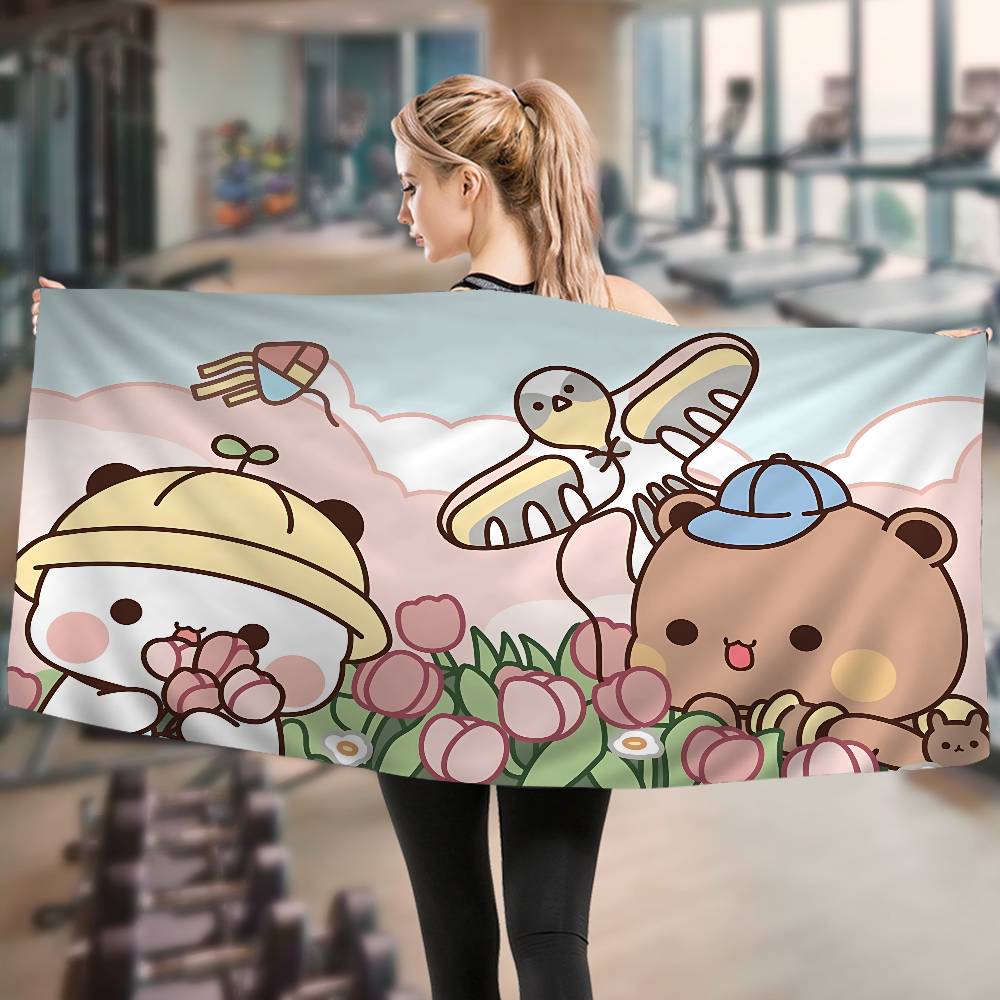 Cute Kawaii Panda Bear Print Microfiber Beach Towel Quick Dry Sand Free Bath Towel Cartoon Animal Swim Towel for Summer Vacation W30*H60(CM)
Cute Kawaii Panda Bear Print Microfiber Beach Towel Quick Dry Sand Free Bath Towel Cartoon Animal Swim Towel for Summer Vacation W30*H60(CM)