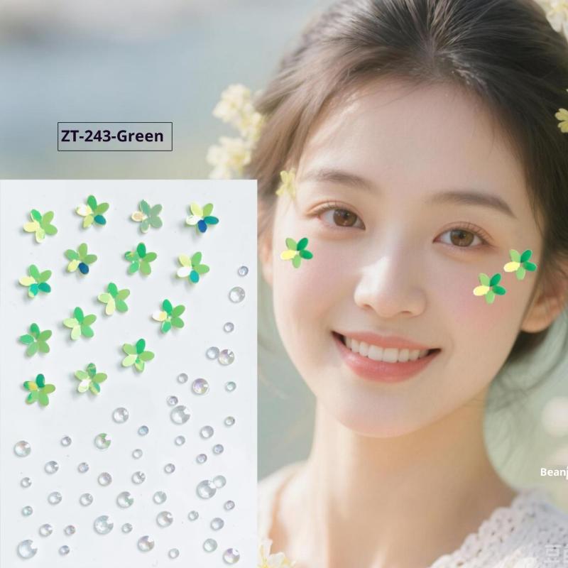 Shining Five-Petal Flower Face Stickers 3D Diamond Gem Tattoo Self Adhesive Stage Makeup Diamond Face Tattoos Stickers зелёный
Shining Five-Petal Flower Face Stickers 3D Diamond Gem Tattoo Self Adhesive Stage Makeup Diamond Face Tattoos Stickers зелёный