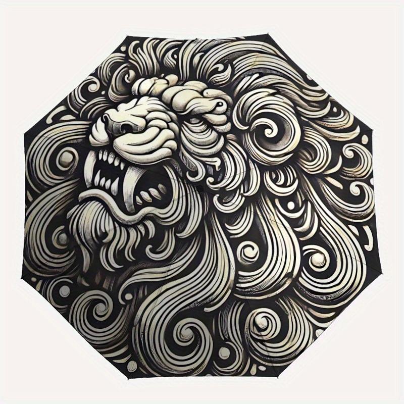 1pc Lion Head Ornament Automatic Open/close Folding Umbrella, Compact Portable Travel Umbrella, Perfect Birthday/Christmas, Cute Umbrella, D
1pc Lion Head Ornament Automatic Open/close Folding Umbrella, Compact Portable Travel Umbrella, Perfect Birthday/Christmas, Cute Umbrella, D