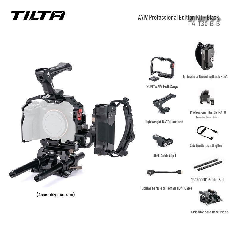 TILTA Iron Head Professional Kit for Sony a7M4/a7 IV/a7R5 - Black
TILTA Iron Head Professional Kit for Sony a7M4/a7 IV/a7R5 - Black