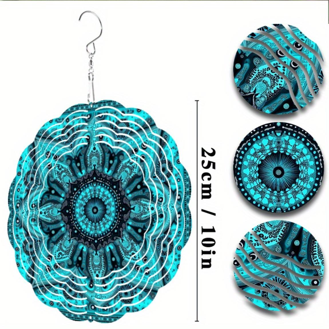 Металлическая мандала-колокольчик для ветра для декора сада на открытом воздухе, сине-черный дизайн, не требует батареек, всесезонное подвесное украшение для дома и улицы 01A
Металлическая мандала-колокольчик для ветра для декора сада на открытом воздухе, сине-черный дизайн, не требует батареек, всесезонное подвесное украшение для дома и улицы 01A