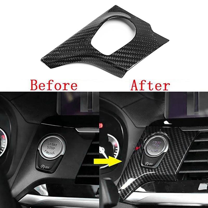 Powerful For-BMW X3 X4 G01 G02 2018- ABS Carbon Fiber Engine Start One-Key Start Switch Button Modification Decorative Frame Carbon fiber pattern
Powerful For-BMW X3 X4 G01 G02 2018- ABS Carbon Fiber Engine Start One-Key Start Switch Button Modification Decorative Frame Carbon fiber pattern
