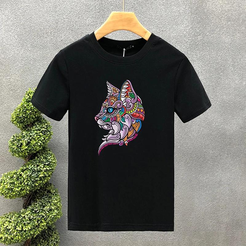 Luxury Brand Cat Head 100 Cotton High Quality Print Couple Tees Summer Harajuku For MenWomen Short Sleeve Tshirt Asian Size 4XL
Luxury Brand Cat Head 100 Cotton High Quality Print Couple Tees Summer Harajuku For MenWomen Short Sleeve Tshirt Asian Size 4XL
