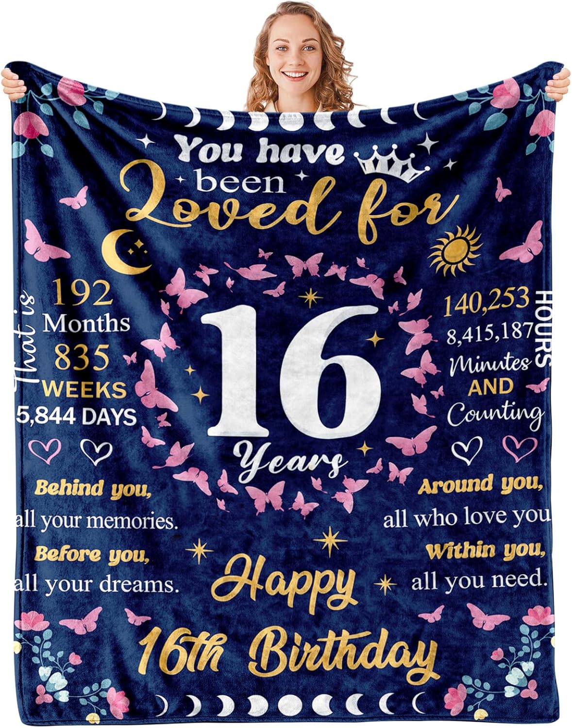 Butterfly Moon Flower Fleece Blanket Boho Spiritual Art Design Cosmic Pattern Soft Cozy Throw Bedding Home Decor Gift for Her 70x100cm28x39in
Butterfly Moon Flower Fleece Blanket Boho Spiritual Art Design Cosmic Pattern Soft Cozy Throw Bedding Home Decor Gift for Her 70x100cm28x39in