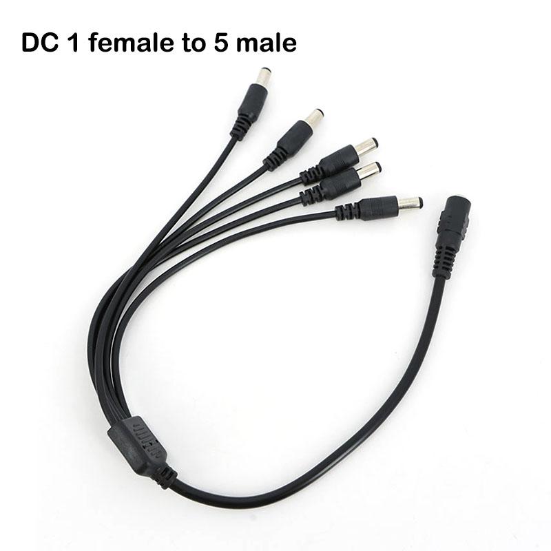 12V 40cm DC Power supply Cable 1 female to 5 way male Plug Splitter Adapter Connector 5.5mmx2.1mm for led strip light
12V 40cm DC Power supply Cable 1 female to 5 way male Plug Splitter Adapter Connector 5.5mmx2.1mm for led strip light