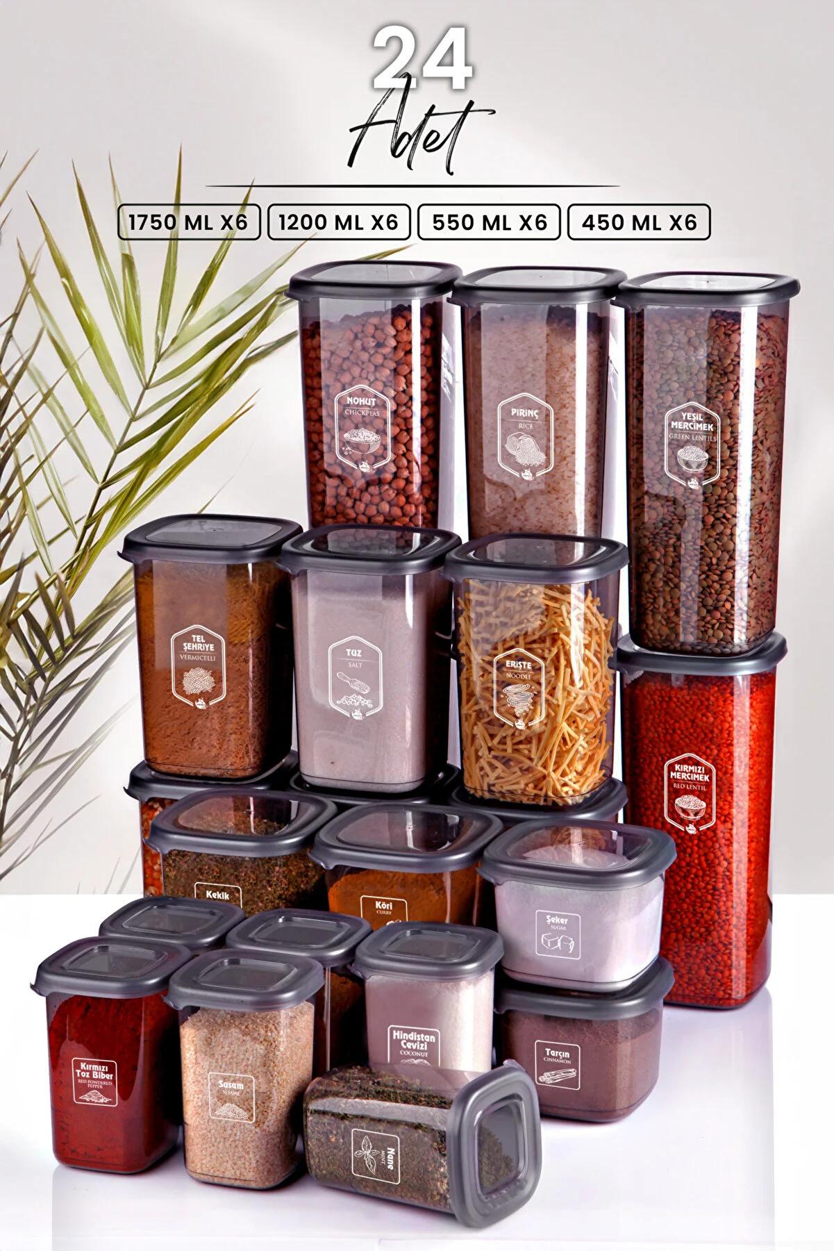 24-Piece Labeled Modernity Square Food Storage Container Set (1750ml x6 - 1200ml x6 - 550ml x6 - 450 x6 )
24-Piece Labeled Modernity Square Food Storage Container Set (1750ml x6 - 1200ml x6 - 550ml x6 - 450 x6 )