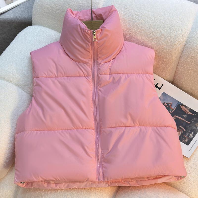 Модный зимний короткий теплый жилет женский верхняя одежда без рукавов парка повседневный толстый женский жакет 2XL розовый
Модный зимний короткий теплый жилет женский верхняя одежда без рукавов парка повседневный толстый женский жакет 2XL розовый