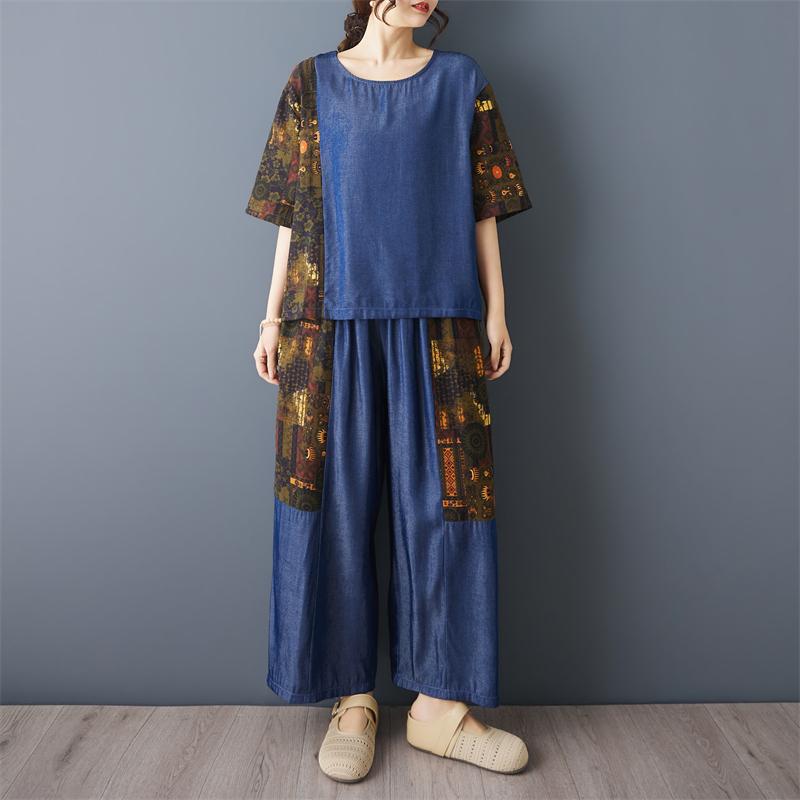 DIMANAF 2026 Plus Size Pants Suits Women Sets Suits Vintage Loose Tops Shirts Long Pants Cotton Casual Clothing Summer 2XL
DIMANAF 2026 Plus Size Pants Suits Women Sets Suits Vintage Loose Tops Shirts Long Pants Cotton Casual Clothing Summer 2XL