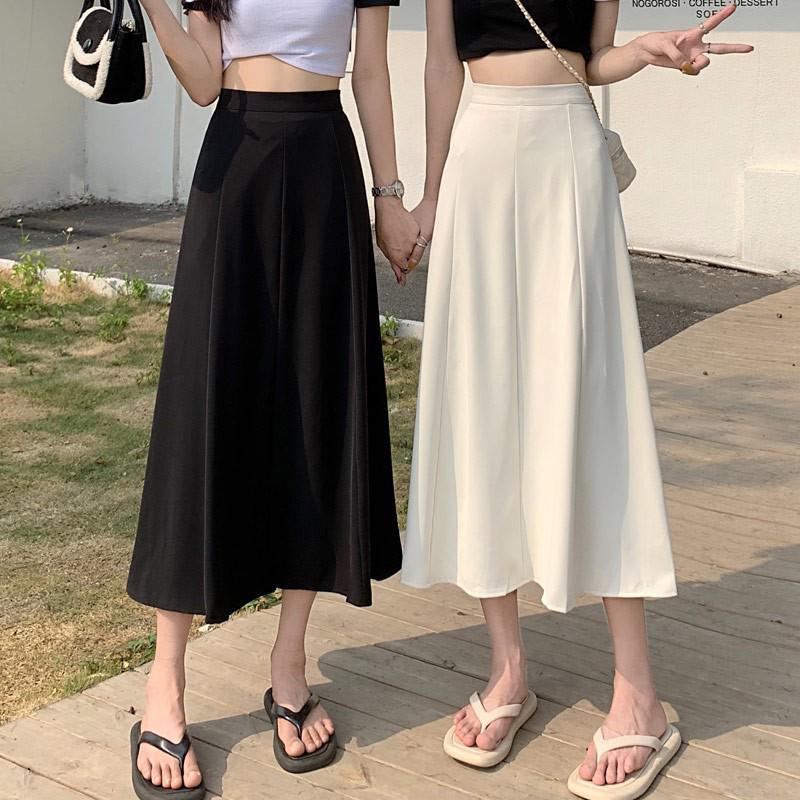 Plus Size Black High Waist A-Line Umbrella Skirt for Women - Summer Mid-Length Slimming Design XL чёрный
Plus Size Black High Waist A-Line Umbrella Skirt for Women - Summer Mid-Length Slimming Design XL чёрный