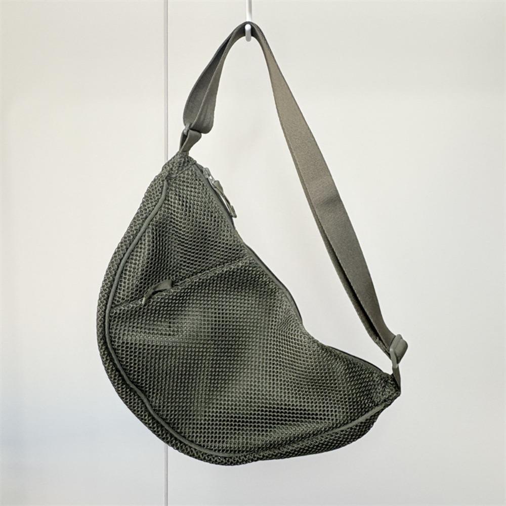 Fashionable Nylon Mesh Crossbody Bag Handbag Shoulder Bag Casual Dumpling Bag Student
Fashionable Nylon Mesh Crossbody Bag Handbag Shoulder Bag Casual Dumpling Bag Student