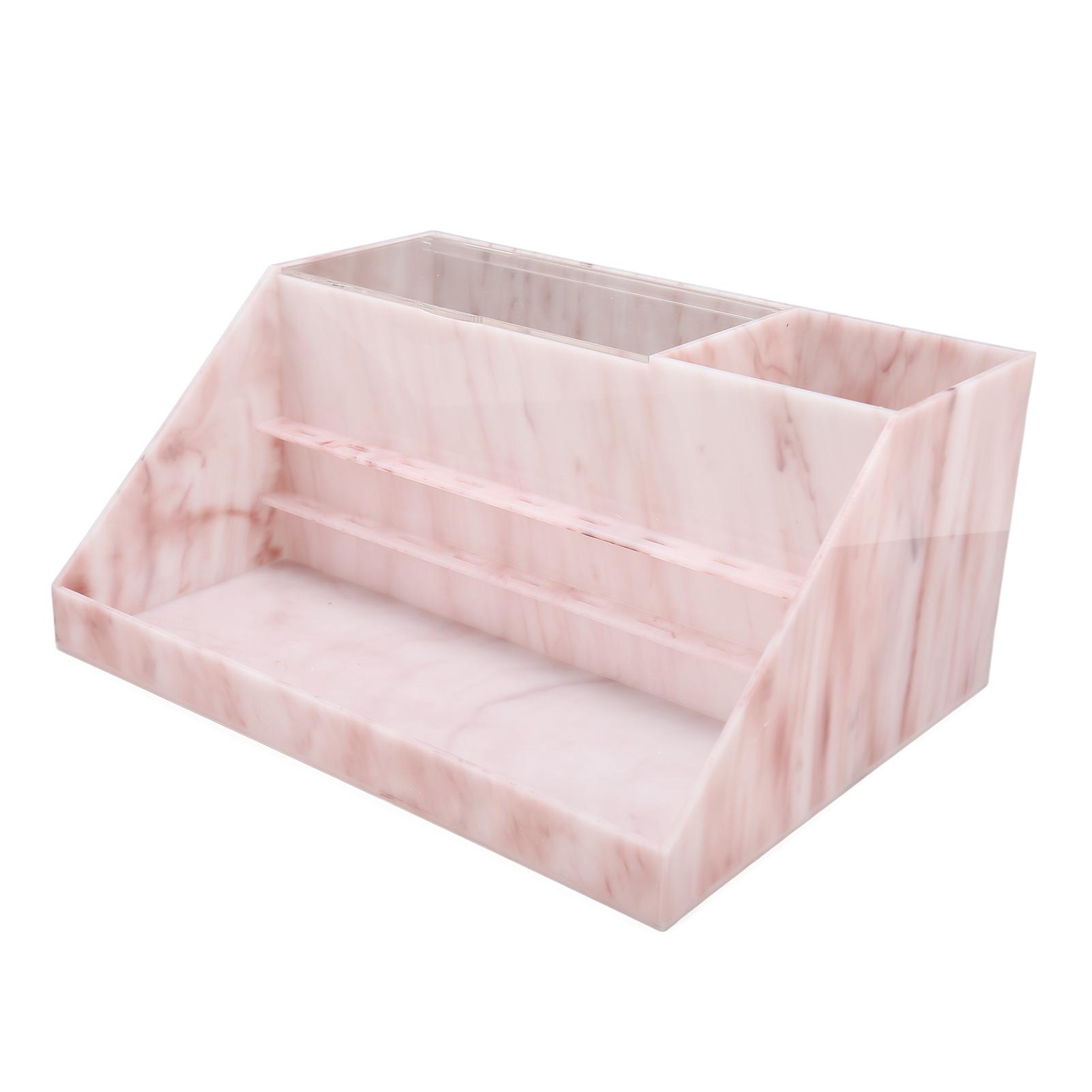 Dustproof Storage Organizer Acrylic Pink Compartment Marble Texture Eyelash Accessories Organizer
Dustproof Storage Organizer Acrylic Pink Compartment Marble Texture Eyelash Accessories Organizer