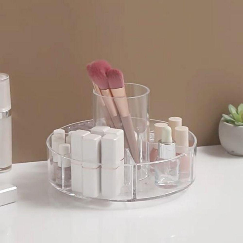 Plastic Cosmetics Storage Box 360° Rotating Spice Jar Organizer Makeup Brush Storage Box Bathroom
Plastic Cosmetics Storage Box 360° Rotating Spice Jar Organizer Makeup Brush Storage Box Bathroom