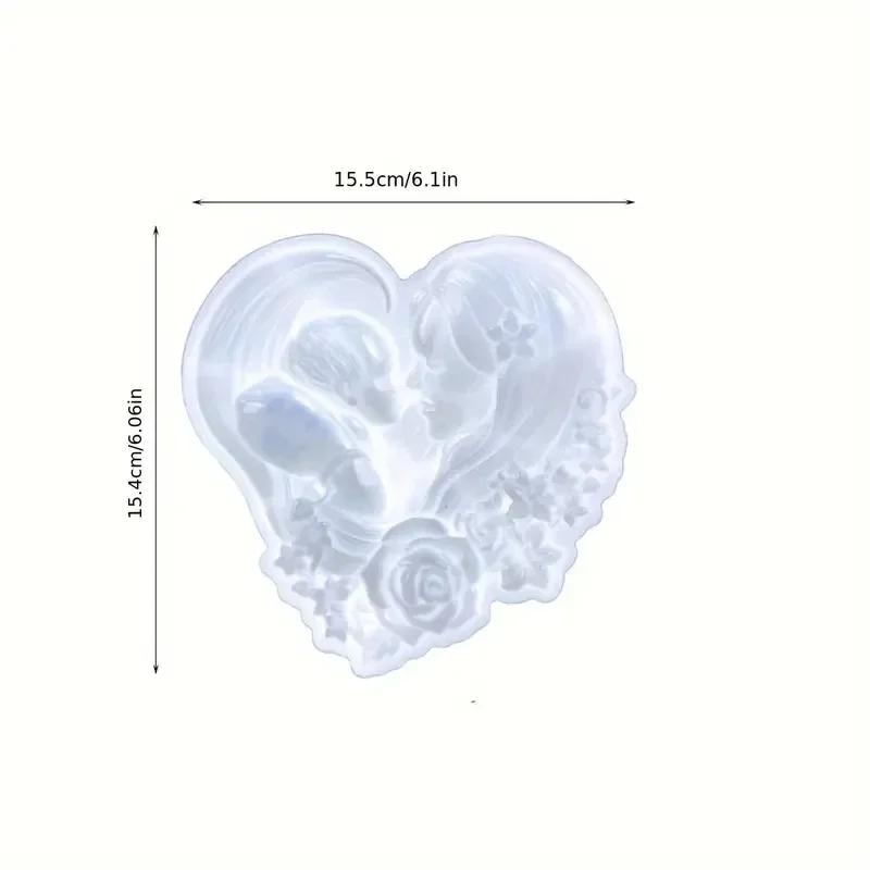 DIY Mother Themed Heart-shaped Resin Silicone Mold, Hanging Decoration for Home Decoration, Cake Decoration Mold, Mother s Gift
DIY Mother Themed Heart-shaped Resin Silicone Mold, Hanging Decoration for Home Decoration, Cake Decoration Mold, Mother s Gift