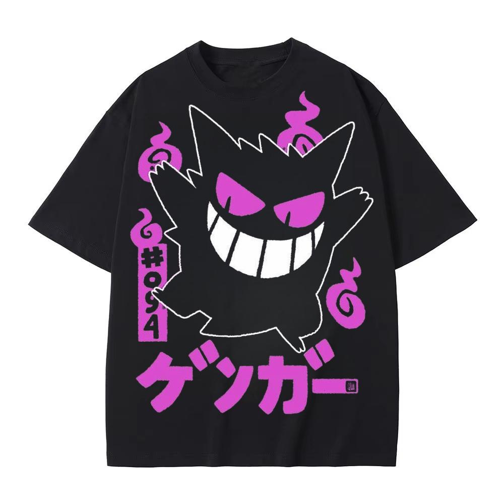 Bandai Pokémon Gengar Series Graphic T Shirts for Unisex Women Summer Y2K Harajuku Loose Casual Shortsleeved Tops 3XL
Bandai Pokémon Gengar Series Graphic T Shirts for Unisex Women Summer Y2K Harajuku Loose Casual Shortsleeved Tops 3XL