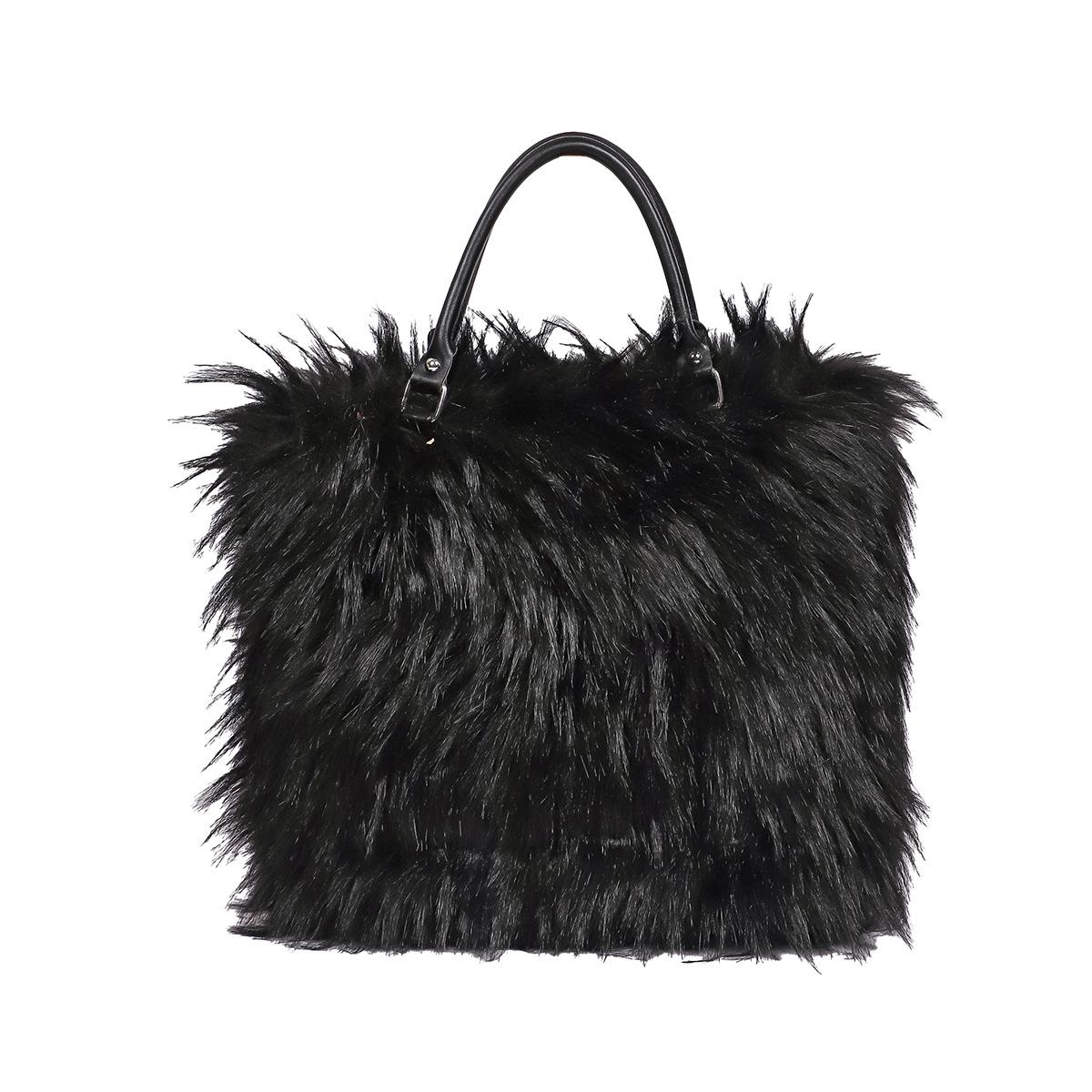 New Autumn Fluffy Faux Fur Shoulder Bag for Women Elegant Soft Plush Large Crossbody Bag High Quality Shopping Handbags
New Autumn Fluffy Faux Fur Shoulder Bag for Women Elegant Soft Plush Large Crossbody Bag High Quality Shopping Handbags