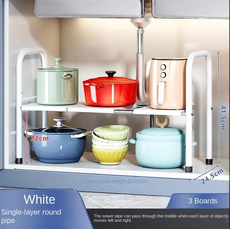 Kitchen Retractable Drain Trough Storage Rack, Cabinet Layered Rack, Storage Rack Layered Rack, Multifunctional Pot Rack
Kitchen Retractable Drain Trough Storage Rack, Cabinet Layered Rack, Storage Rack Layered Rack, Multifunctional Pot Rack